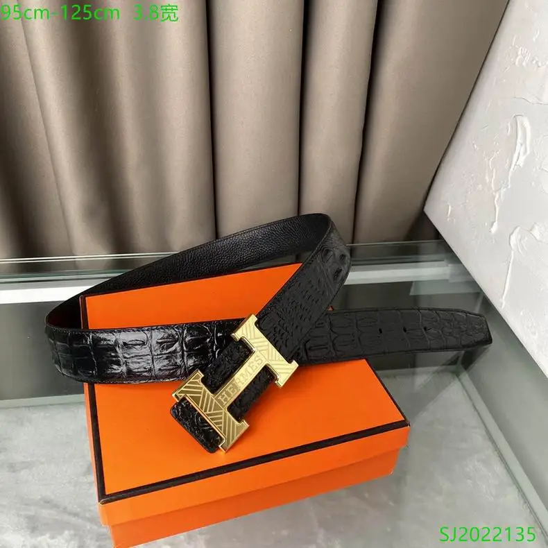 Hermes Belt 38mmX95-125cm 7D102